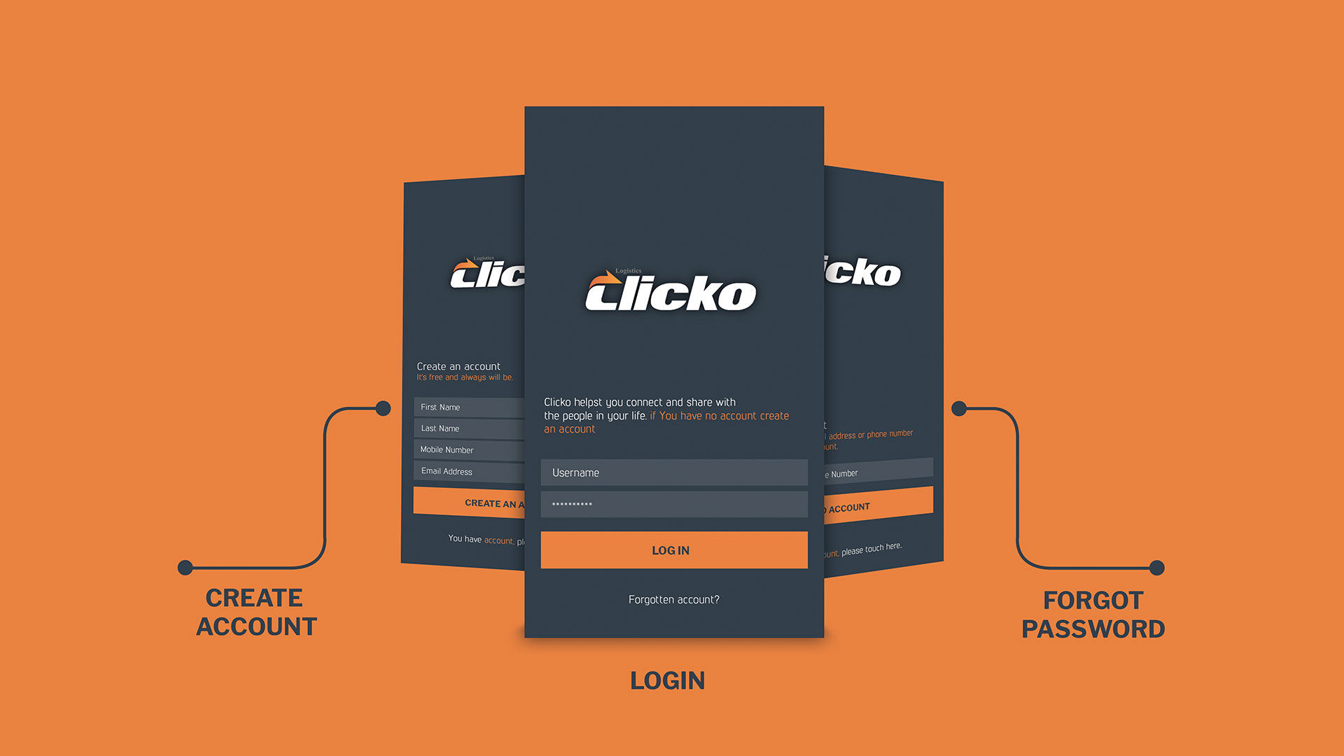 Clicko | Android App Design