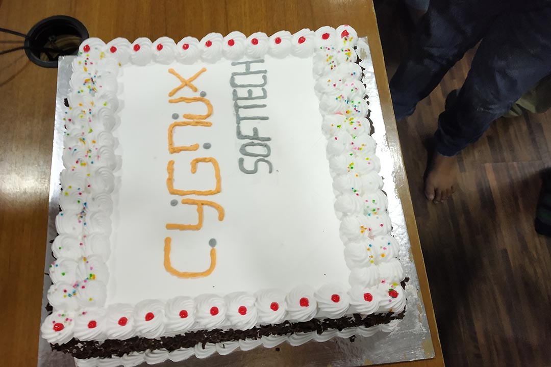 13 Years Completed celebrate by Cygnus softtech